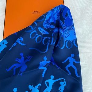 Fun and gorgeous silk twill Hermès scarf